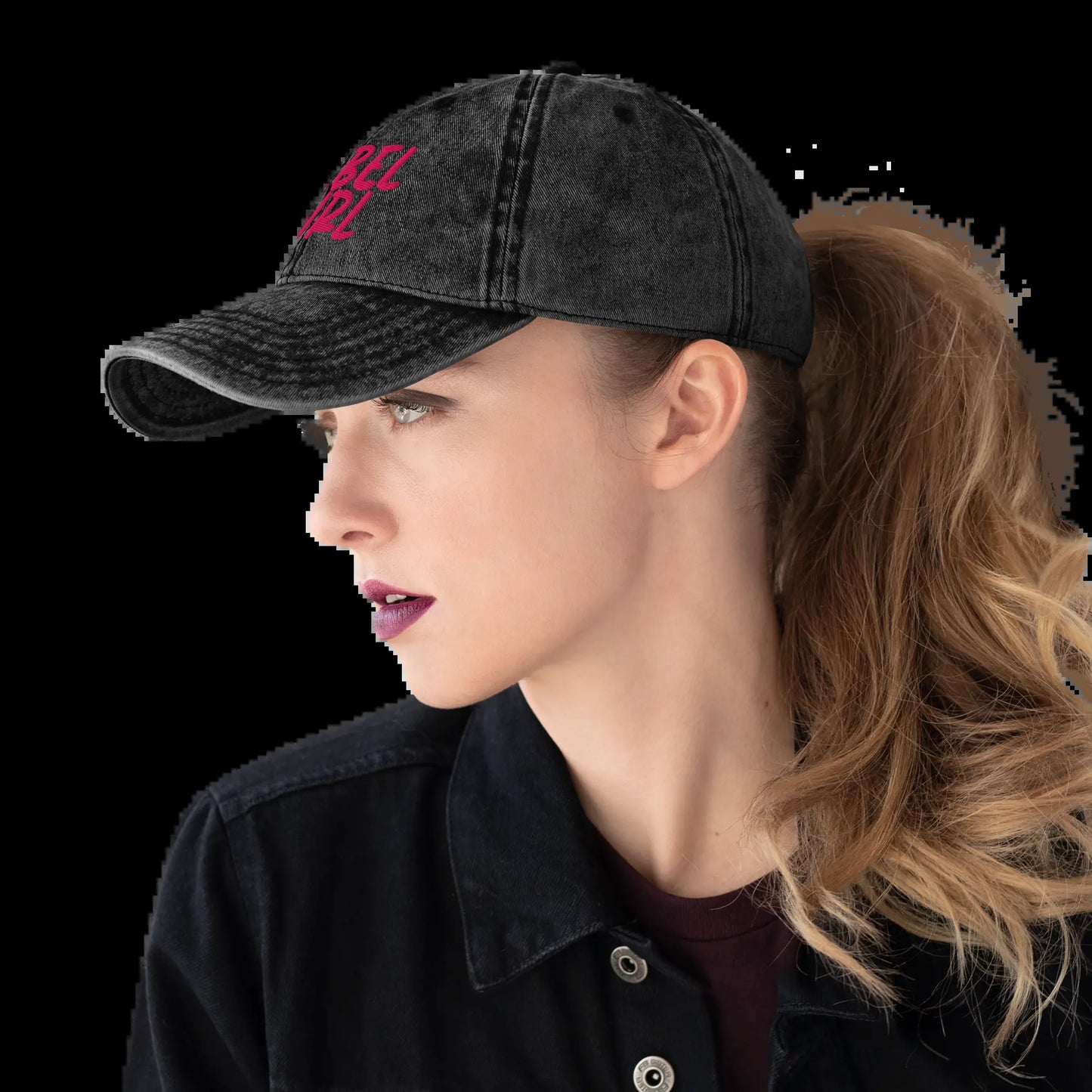 Vintage Cap REBEL GIRL Vintage Cotton Twill Cap