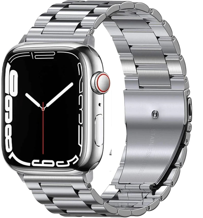 Metal Strap for Apple Watch Ultra 49Mm 8 7 45Mm 41Mm Stainless Steel Smart Watch Wristband for Iwatch 6 5 4 3 SE 44Mm 42Mm 40Mm