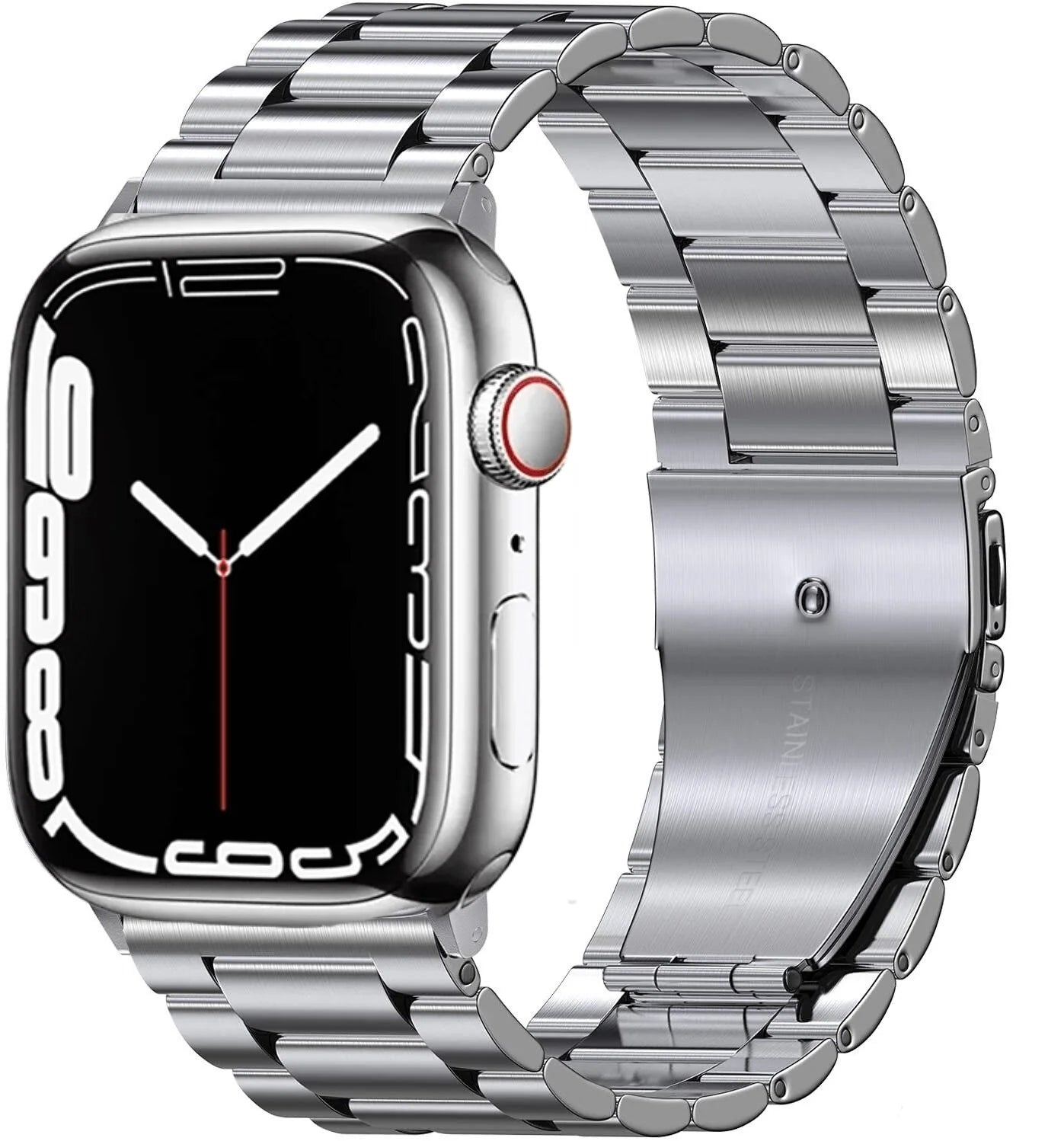 Metal Strap for Apple Watch Ultra 49Mm 8 7 45Mm 41Mm Stainless Steel Smart Watch Wristband for Iwatch 6 5 4 3 SE 44Mm 42Mm 40Mm