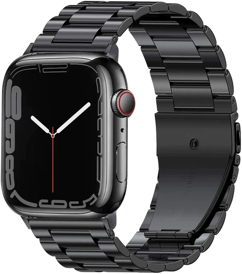 Metal Strap for Apple Watch Ultra 49Mm 8 7 45Mm 41Mm Stainless Steel Smart Watch Wristband for Iwatch 6 5 4 3 SE 44Mm 42Mm 40Mm