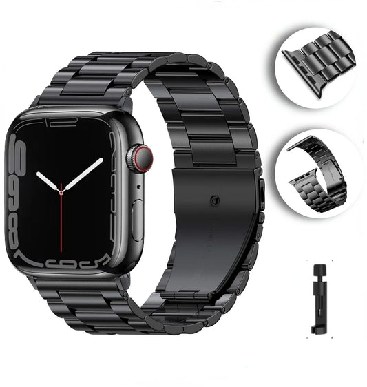 Metal Strap for Apple Watch Ultra 49Mm 8 7 45Mm 41Mm Stainless Steel Smart Watch Wristband for Iwatch 6 5 4 3 SE 44Mm 42Mm 40Mm