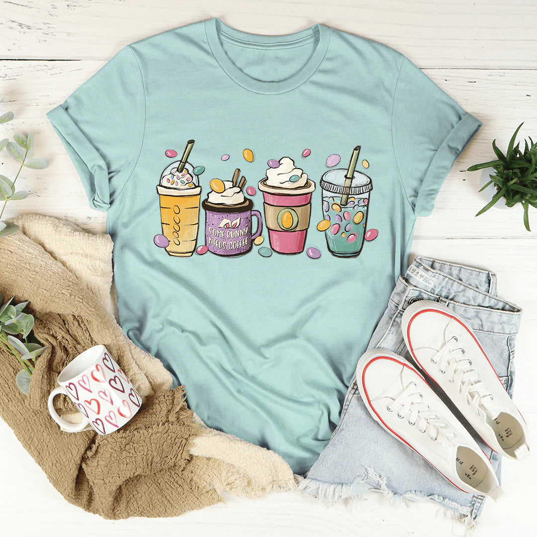 Easter Bunny Coffee T-Shirt