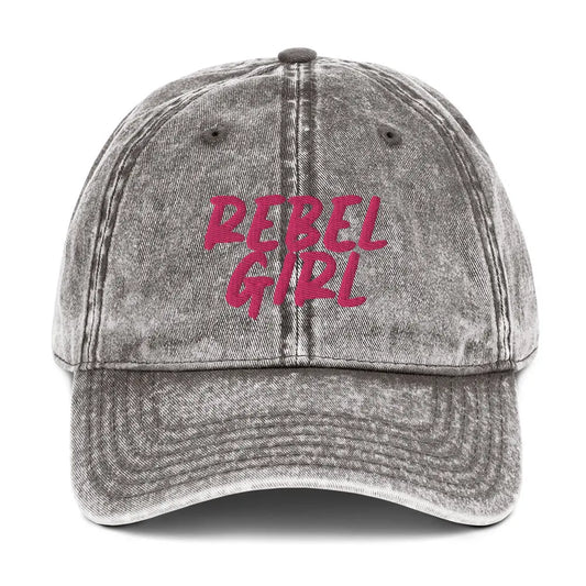 Vintage Cap REBEL GIRL Vintage Cotton Twill Cap